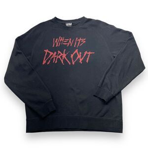 G Eazy & Asap Ferg “When its Dark Out” Tour Crew Neck Sweater Size M
